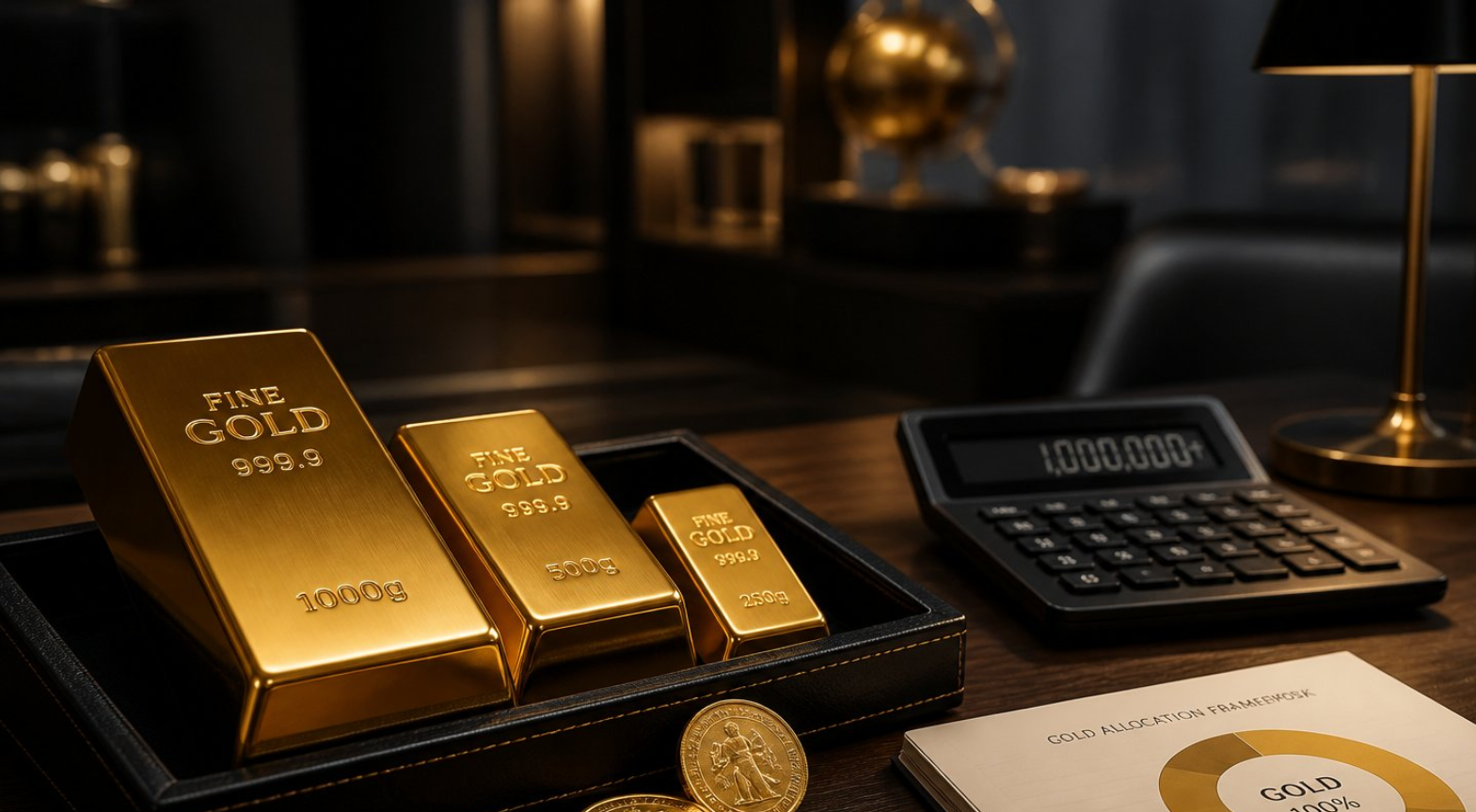 How Much Gold Should a High-Net-Worth Investor Own at $1M+?